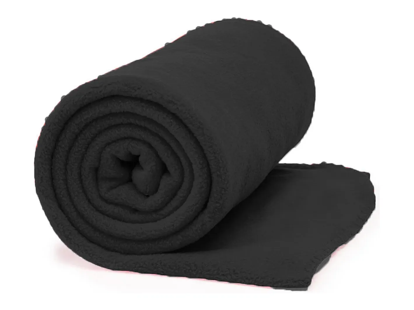Hot Manta coral 100% poliéster 130x160 cm Negro