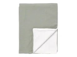 Sauthon Manta de bebé de gasa de algodón y vellón Verde