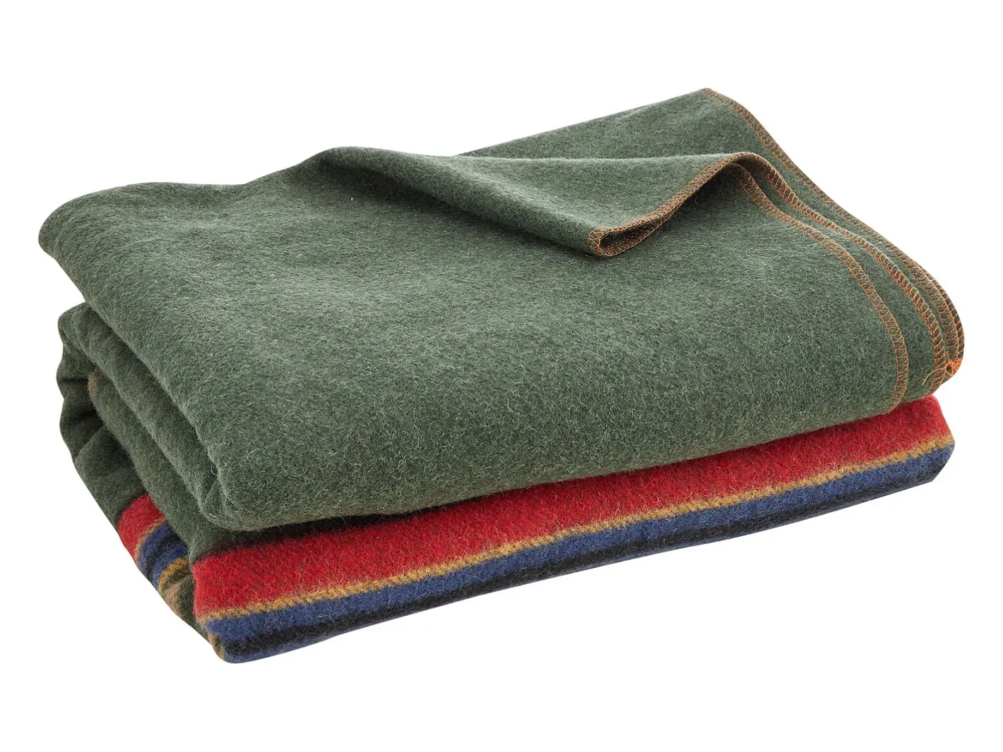 Ropa De Cama-Manta de Camping de Lana SucceBuy, 162,56 cm x 223,52 cm, Cálida para Senderismo, Viajes, Camping, Textura Verde