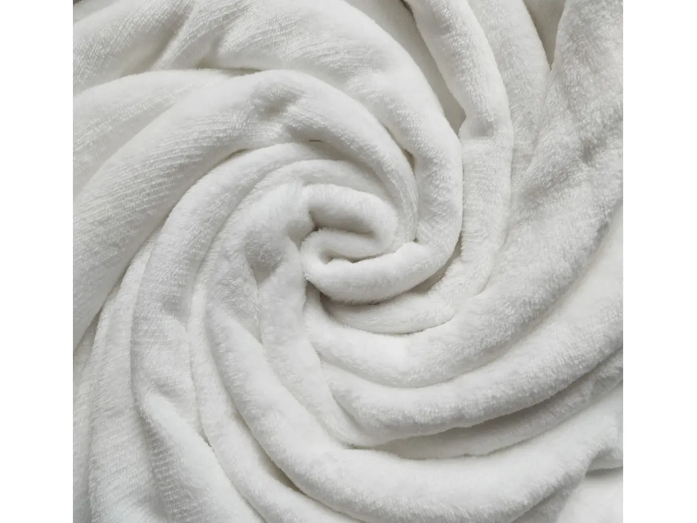 Soleil d'ocre Ropa De Cama-Manta de franela 180x220 cm CALIN, por Blanco