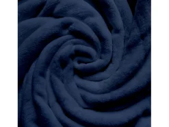 Soleil d'ocre Manta de franela 220x240 cm CALIN marino, por Azul oscuro