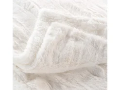Douceur d'intérieur Ropa De Casa-Manta de Imitación de Piel