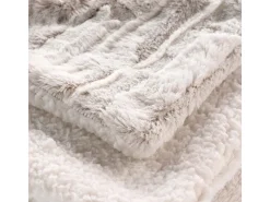 Douceur d'intérieur Ropa De Casa-Manta de Imitación de Piel de Leopardo 
