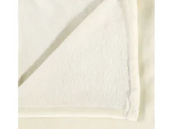 Ropa De Cama-Manta de poliéster color 130x170 cm ES108018 Crema