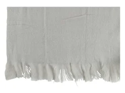 J-Line Manta de poliéster 180x130x2cm Gris