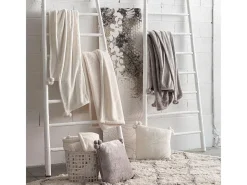 Vivaraise Manta de poliéster Michka 160 x 130 cm Beige Online