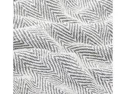 Ropa De Cama-Manta en espiguilla de algodón 160x210 cm ES317064 Gris
