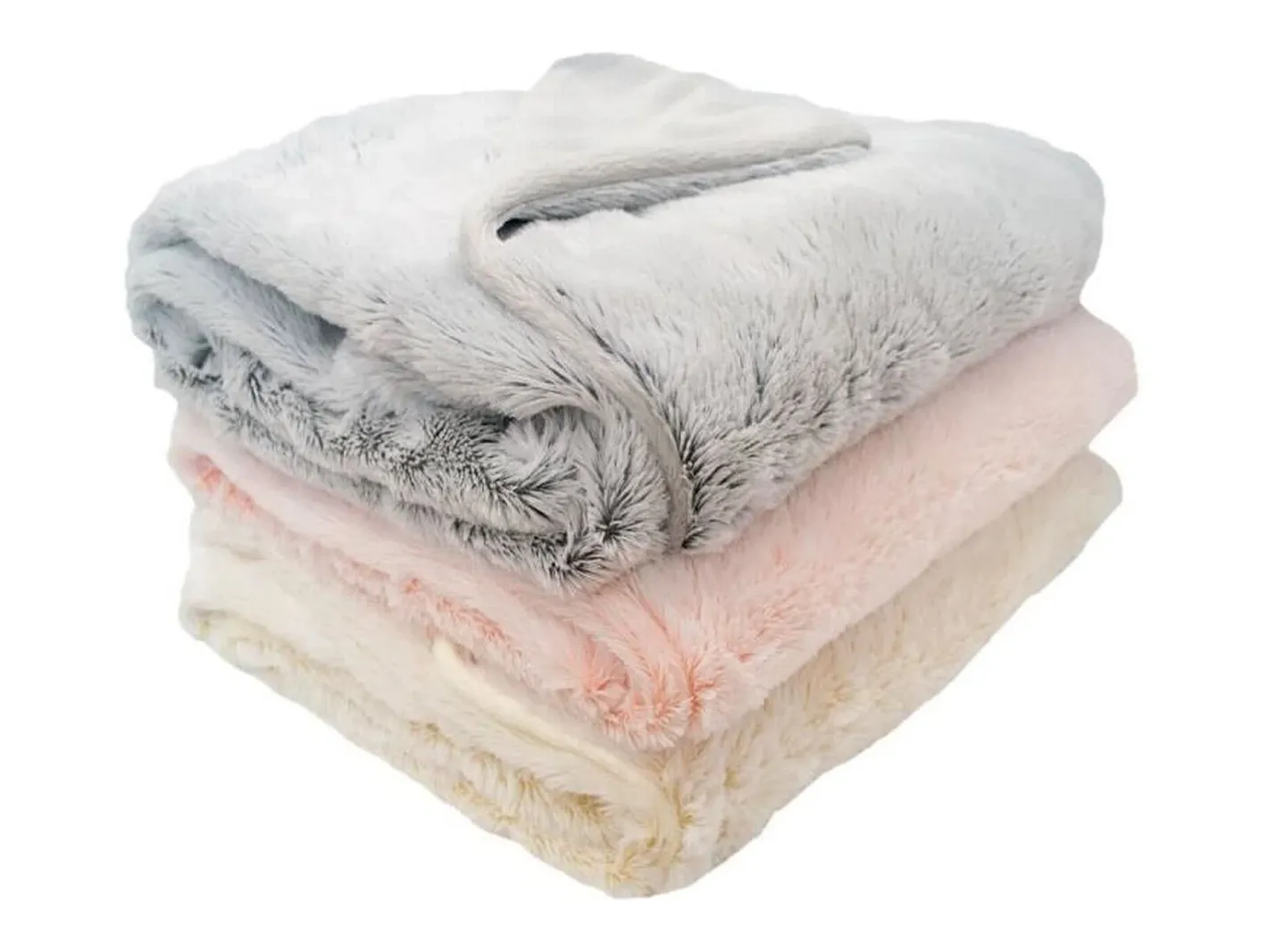 Outlet Manta nieve doble Microsuave Marfil