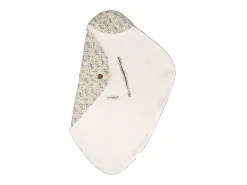 Sauthon Manta nómada de algodón con capucha Azul