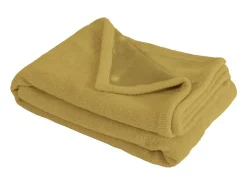 Manta plaid ámbar 130x170cm PANORA - SACASA Amarillo Best