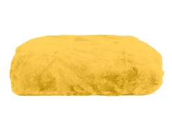 Ropa De Casa-Manta plaid 130x170cm MINNOR - SACASA Amarillo