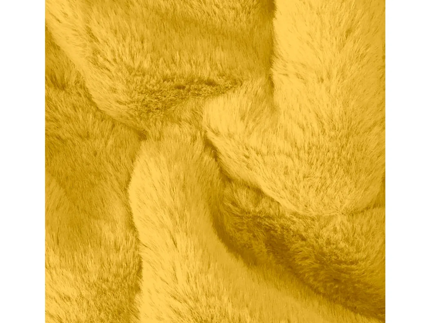 Ropa De Casa-Manta plaid 130x170cm MINNOR - SACASA Amarillo