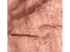Ropa De Casa-Manta plaid bitono y blanco 180x220cm BERGIL - SACASA Rosa