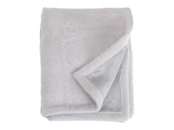 Ropa De Casa-Manta plaid claro 130x170cm PANORA - SACASA Gris