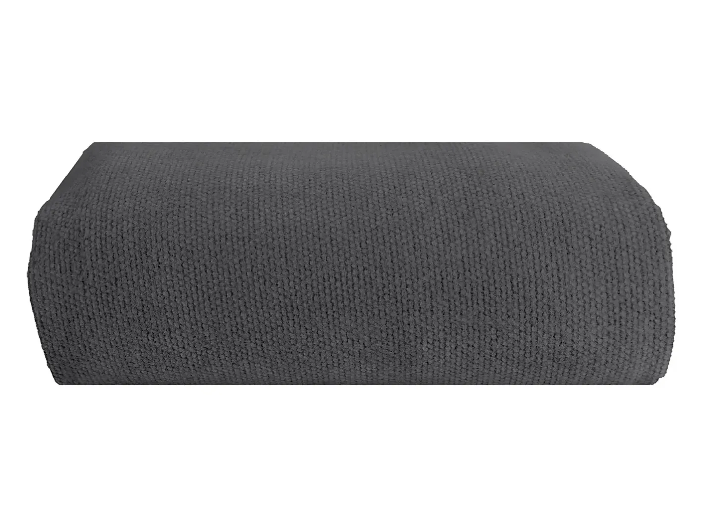 Ropa De Casa-Manta plaid oscuro 130x170cm PANORA - SACASA Gris
