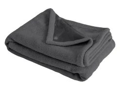 Ropa De Casa-Manta plaid oscuro 130x170cm PANORA - SACASA Gris