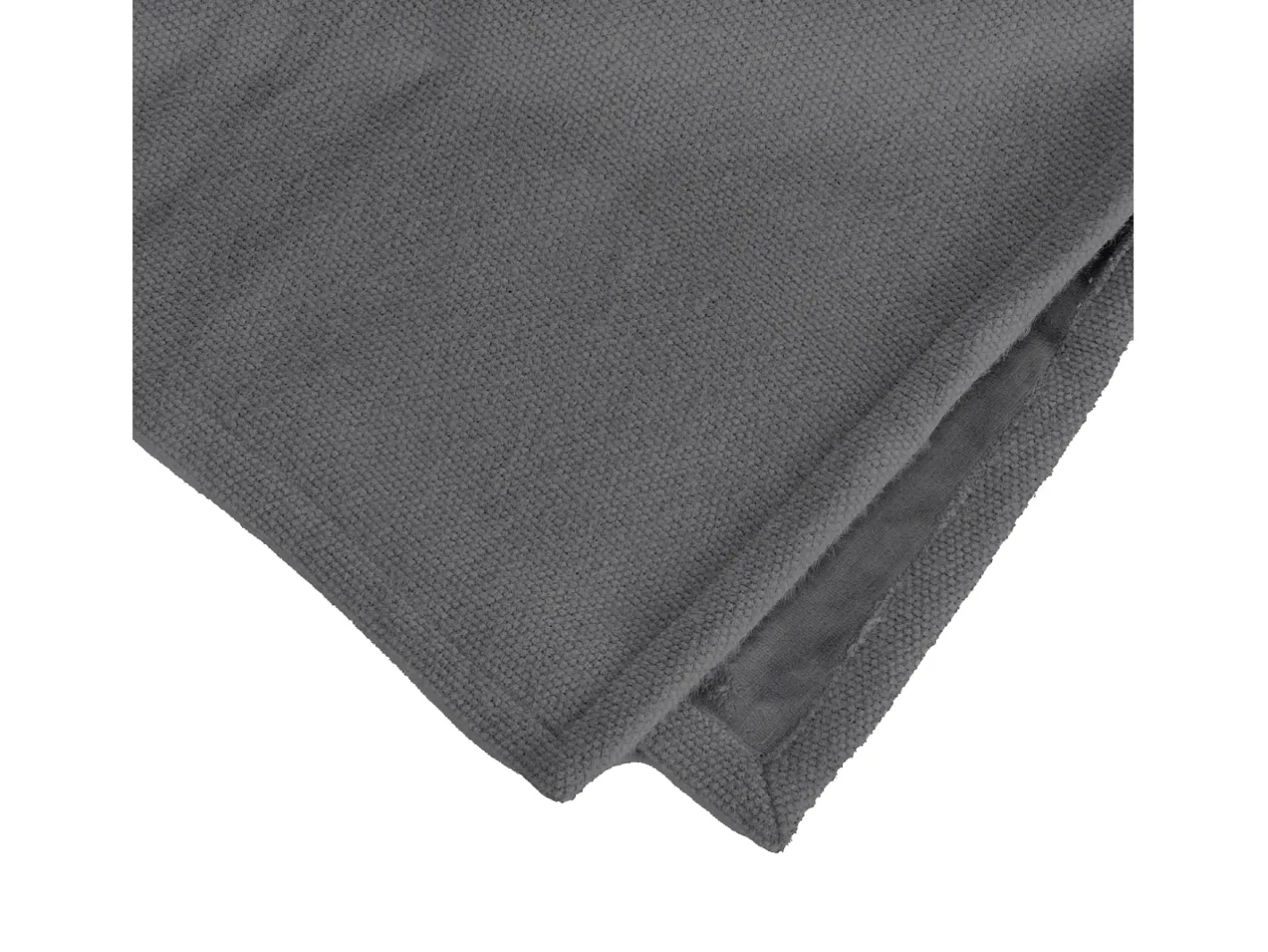 Ropa De Casa-Manta plaid oscuro 130x170cm PANORA - SACASA Gris