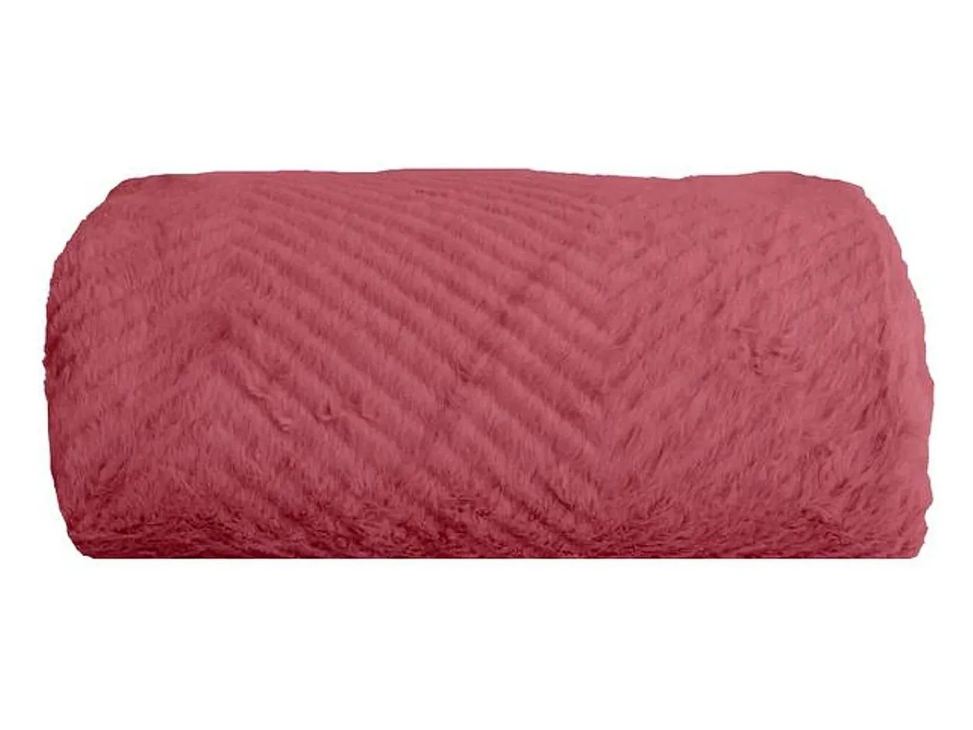 Outlet Manta plaid frambuesa relieve espiga 130x170cm ARYNDAL - SACASA Rosa