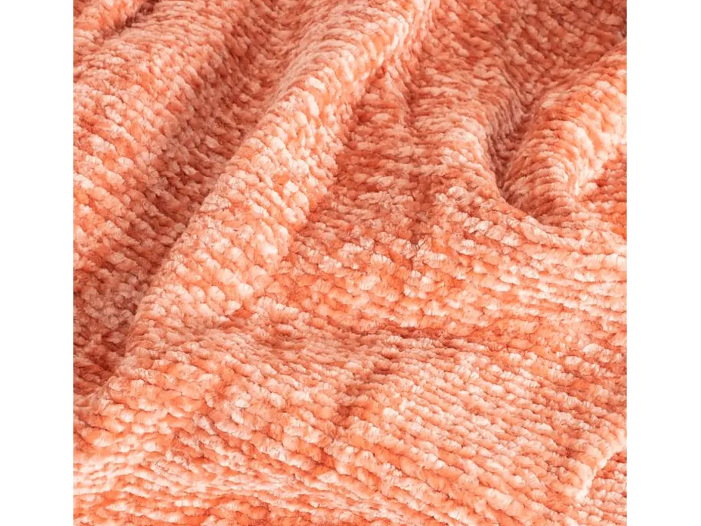Manta plaid salmón 130x170cm SAVORA - SACASA Rosa Sale