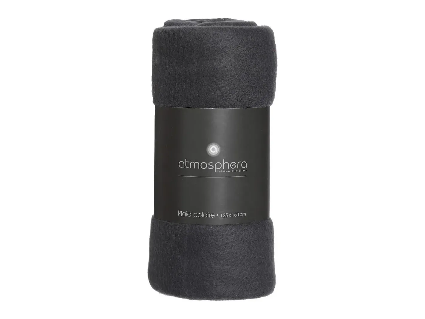 Atmosphera Manta polar gris oscuro 125x150 cm Gris antracita Online