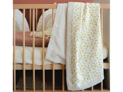 Ropa De Cama-Manta reversible espíritu safari para bebé 75 x 100 cm Beige