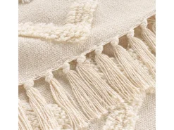 Douceur d'intérieur Manta tufted con borlas Beige Sale