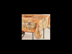 Promo Linge Mantelería-Mantel Provenzal rectangular antimanchas Poliéster glicina 150 x 300 cm Naranja