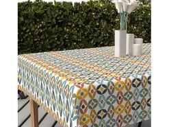 Soleil d'ocre Mantel rectangular estampado antimanchas 140x200 cm OURANOS, por Multicolor New
