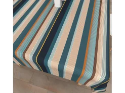 Soleil d'ocre Mantel rectangular estampado antimanchas 140x200 cm BAYADERES , por Azul Hot