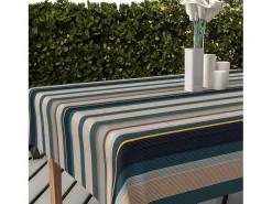 Soleil d'ocre Mantel rectangular estampado antimanchas 140x200 cm BAYADERES , por Azul Hot