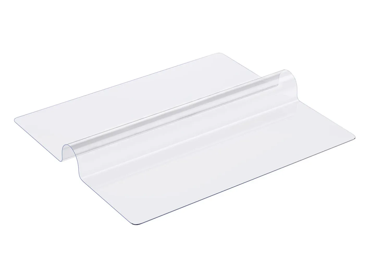 Mantelería-Mantel SucceBuy Protector de Mesa en PVC 137 X 137 CM, Protector de Escritorio en Plástico 0.2CM de Grosor Transparente