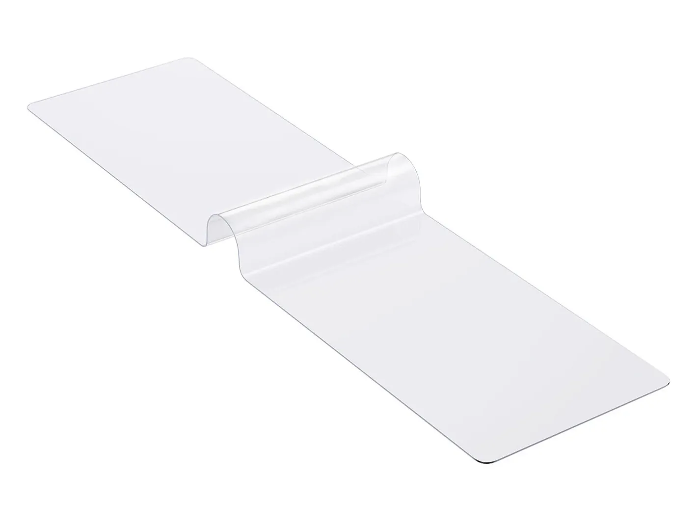 Best Mantel SucceBuy Protector de Mesa de PVC de 61 x 243 cm, Tapete de Escritorio de Plástico , 1.5 mm de Grosor Transparente