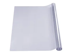 Mantelería-Mantel SucceBuy Protector de Mesa de PVC de 46 x 91 cm, Cubierta de Pl谩stico para Escritorio, 1,5 mm de Grosor Transparente
