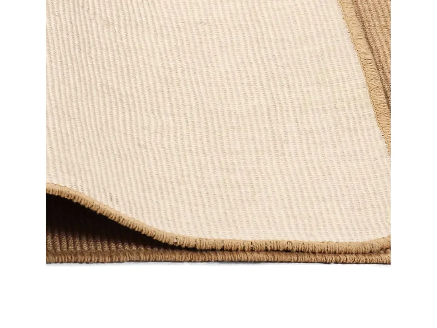 Outlet Garden Furniture Marcel-Joseph Alfombra de yute con reverso de latex color natural 160x230 cm Beige