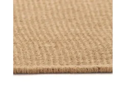 Outlet Garden Furniture Marcel-Joseph Alfombra de yute con reverso de latex color natural 160x230 cm Beige