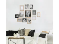 Online The Home Deco Factory Marcos de fotos de madera Bonheur (Juego de 12) Negro