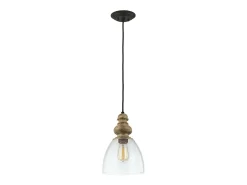 Sale Matrimonio 1 Light Dome Pendel Drivved Negro