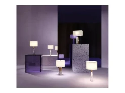Maytoni Lámpara De Mesa-Bianco Sobremesa Moderna Pantalla Latón E27 Camel