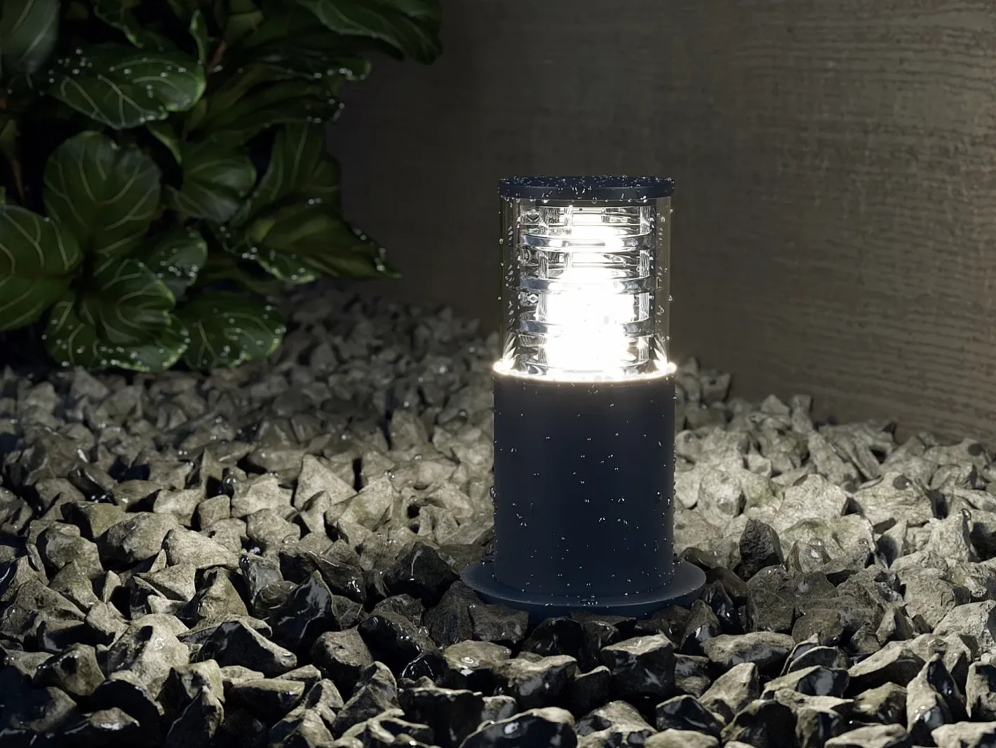 Maytoni Bronx Pedestal exterior , IP54 Negro Clearance