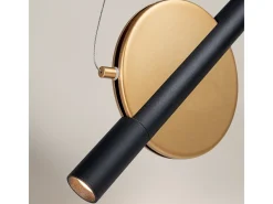 Maytoni Lámpara Suspendida-Enigma Moderna lámpara de techo colgante LED integrada latón 3000K Camel