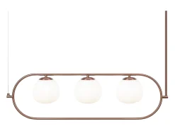 Maytoni Lámpara Suspendida-Erich Lámpara de Techo Colgante Globo Moderna 3 Luces Latón E14 Camel