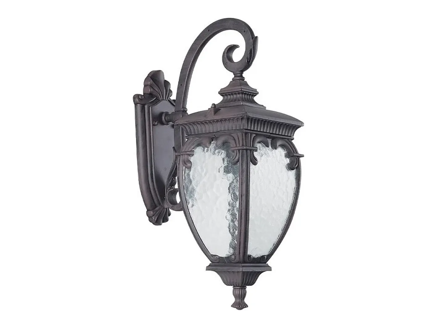 Online Maytoni Fleur Farol de pared exterior con oro, IP44 Negro