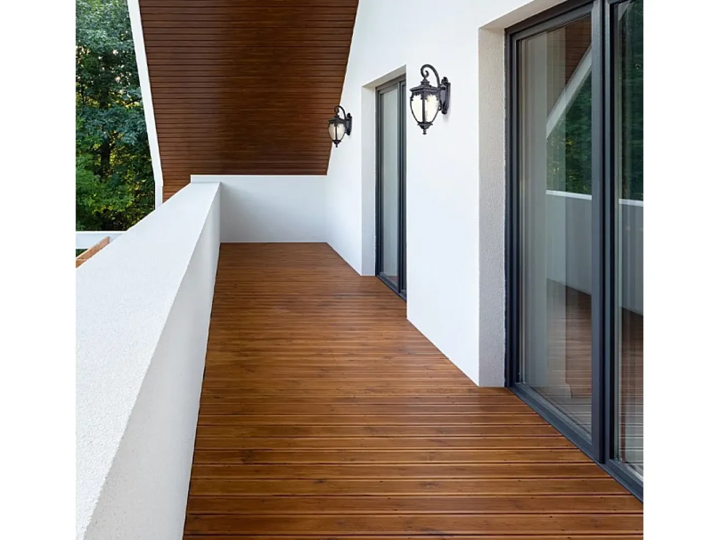 Online Maytoni Fleur Farol de pared exterior con oro, IP44 Negro