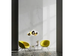Maytoni Jack-stone Lámpara de pared LED integrada moderna, níquel, 3000K Gris Discount