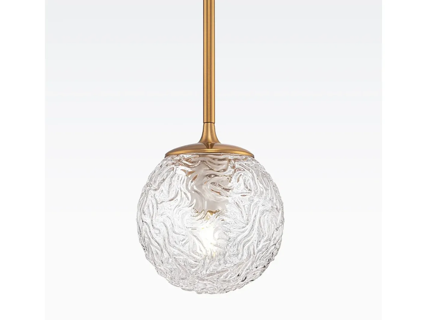 Maytoni Ligero Plafón colgante Globe moderno Latón E27 Camel