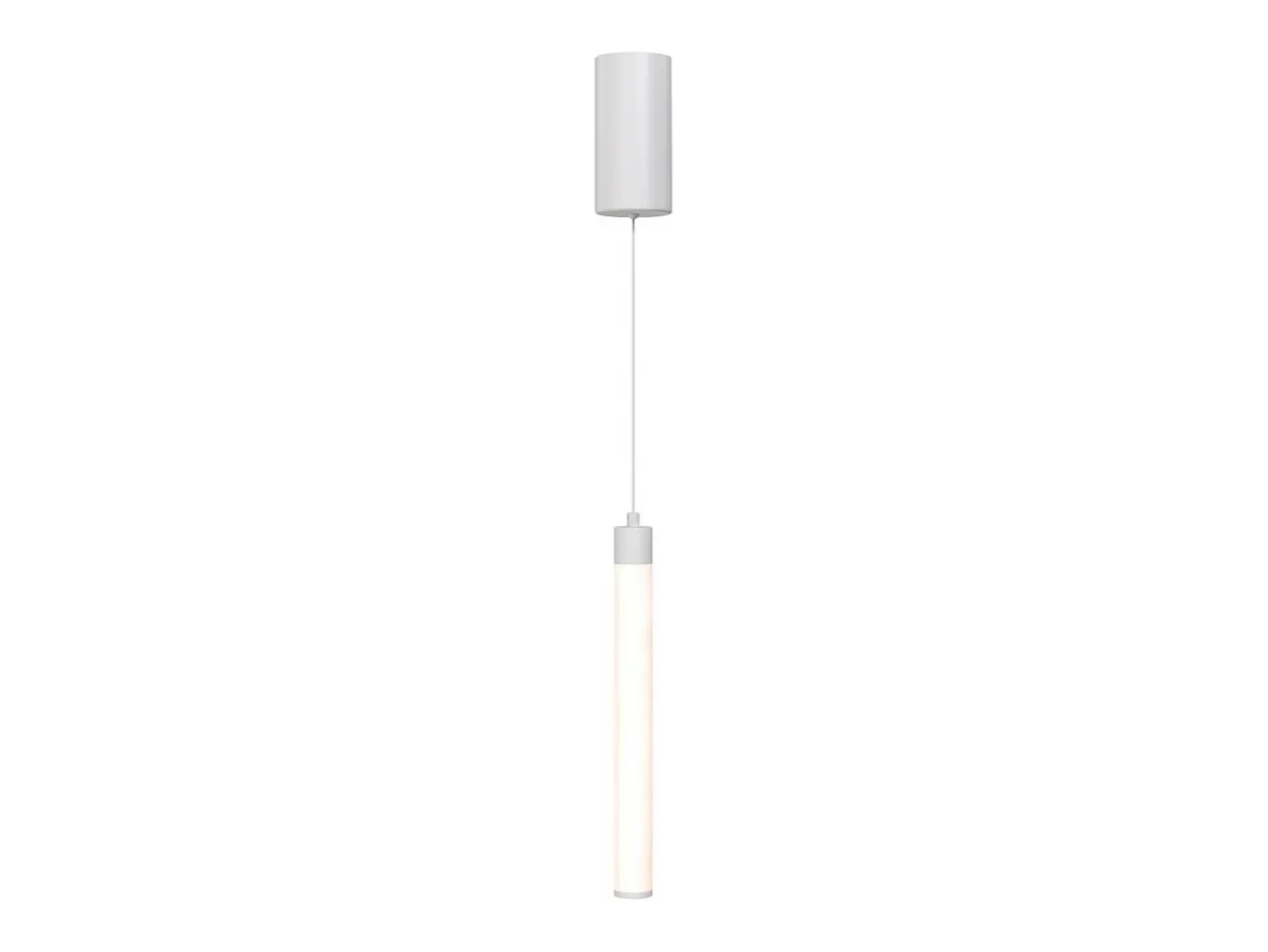 Maytoni Ray Lámpara de Techo Colgante Slim Blanca, 50,6cm, LED Integrado 3000K Blanco New