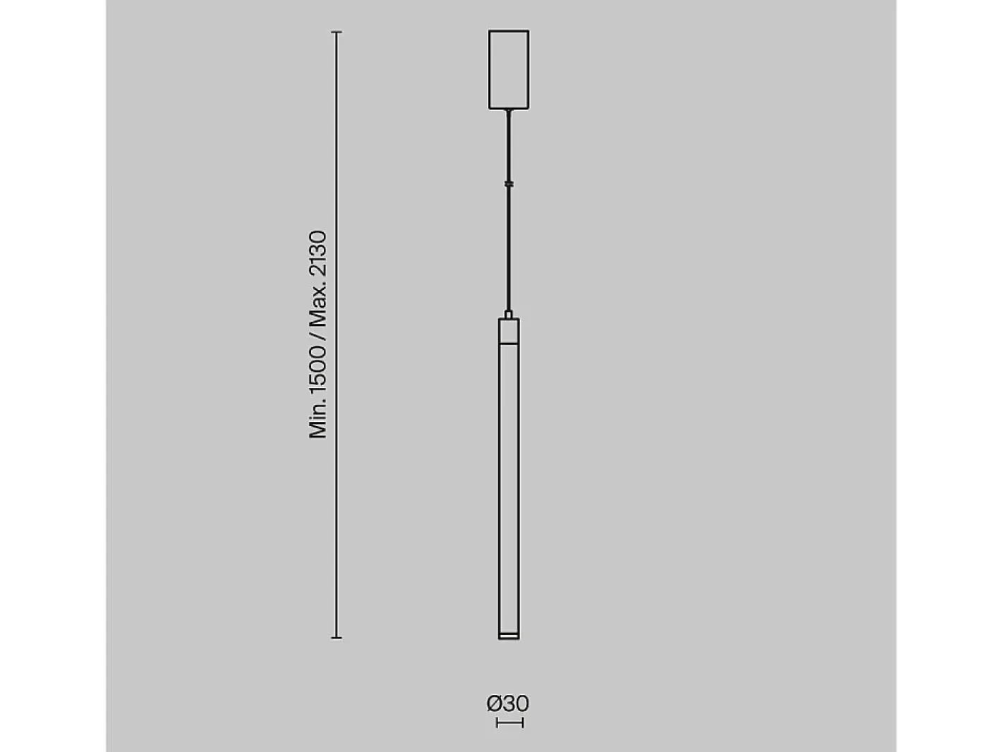 Maytoni Ray Lámpara de Techo Colgante Slim Blanca, 50,6cm, LED Integrado 3000K Blanco New
