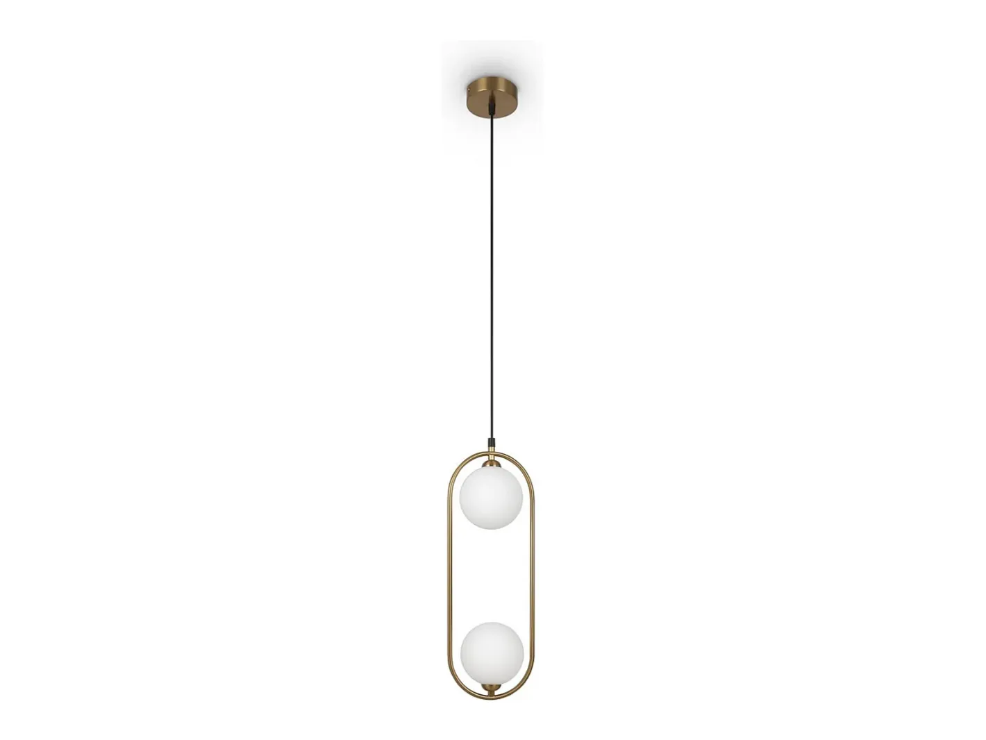 Maytoni Ring Plafón colgante globo moderno 2 luces latón G9 Camel Sale