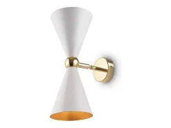 Maytoni Aplique Para Pared-Vesper Moderna Vesper 2 luces blancas con aplique dorado Up Down Blanco