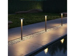 Maytoni Iluminación Exterior-Wald Pilona Exterior Grafito, 80cm, 3000K IP65 Gris